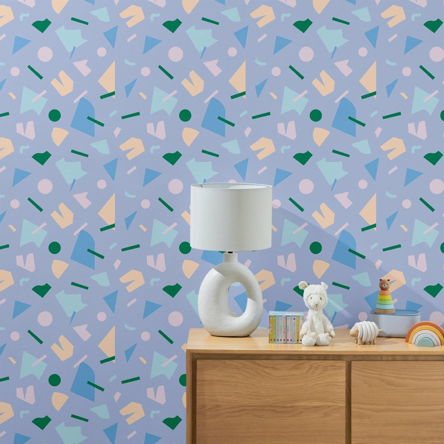 HOME & LIFESTYLE Poketo | Mitchell Black X Poketo Wallpaper - Shapes