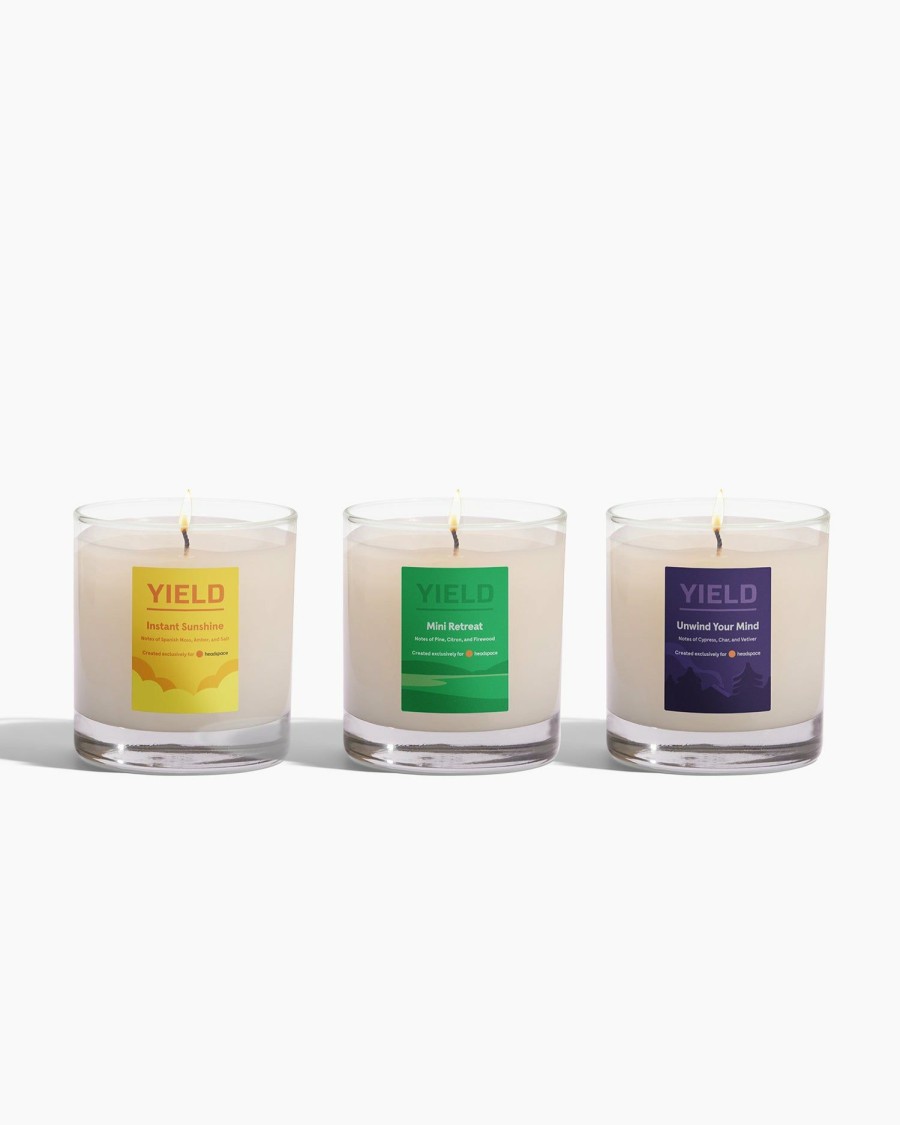 HOME & LIFESTYLE Poketo | Headspace X Yield Candle Trio