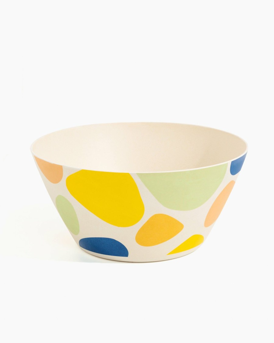 HOME & LIFESTYLE Poketo | Bamboo Serving Bowl In Pebbles